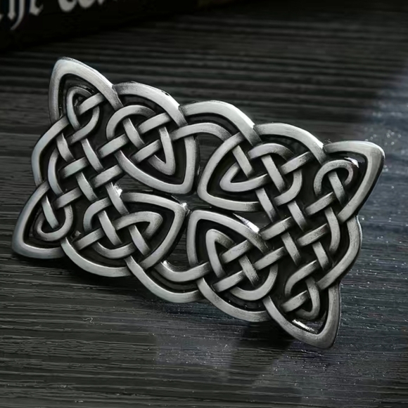 New men's Celtic cross belt buckle - Picture 3 of 3